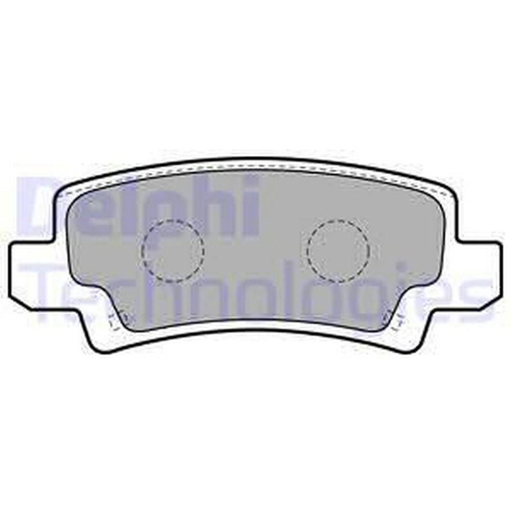 ARKA FREN BALATASI TOYOTA COROLLA 1.4 1.6 VVTI BENZINLI 2003-2007