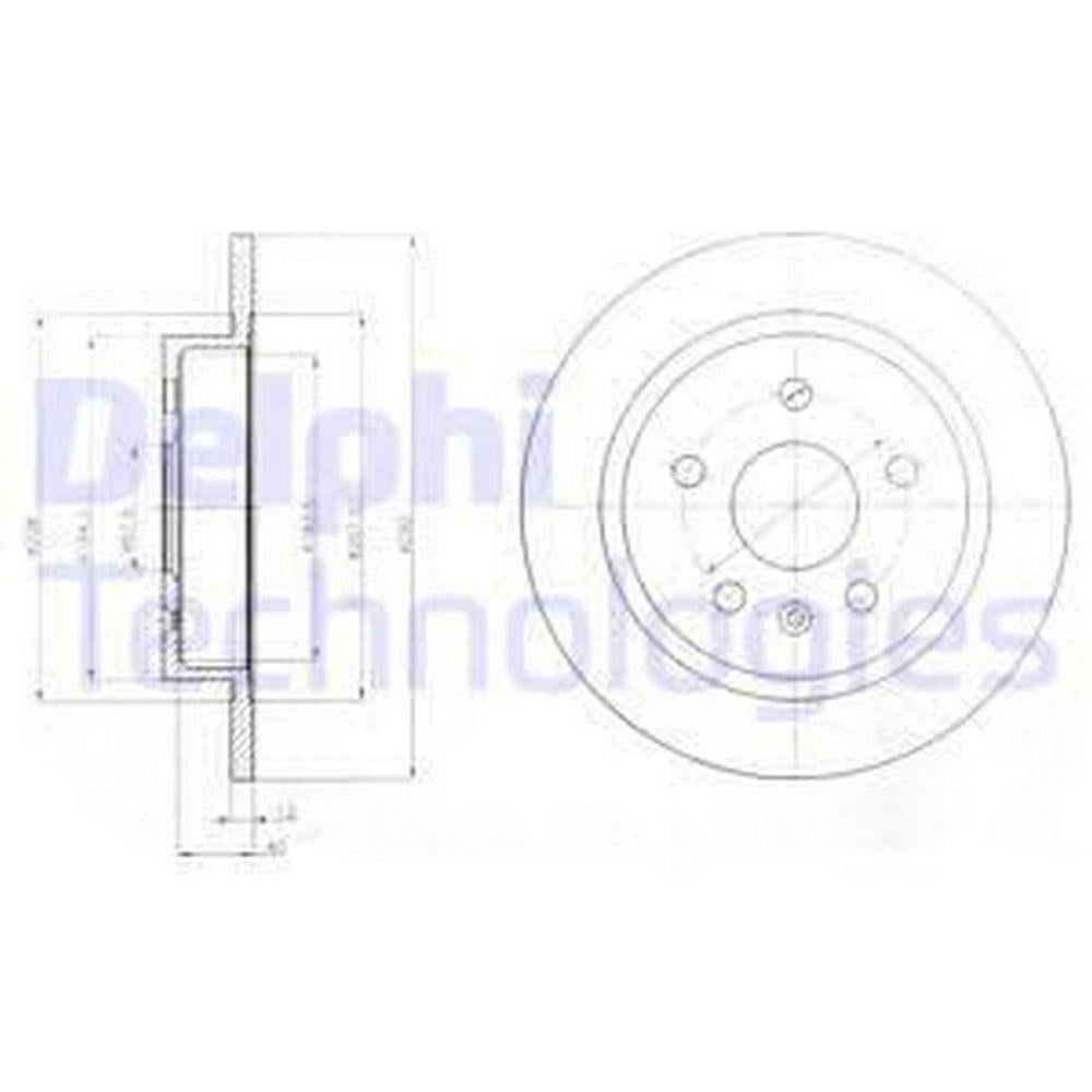 ARKA FREN DISKI 16 INCH INSIGNIA A 1,4 1,6 1,8 2,0 08 >