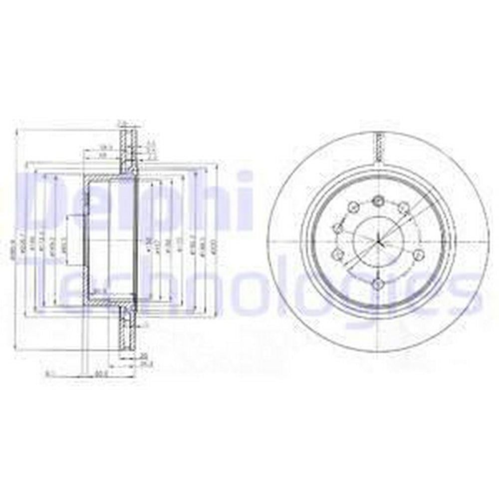 ARKA FREN DISKI HAVALI OMEGA B 2,6 V6 / 3,2 V6 09 / 00 07 / 03 OMEGA B KOMBI 2,6 V6 / 3,2 V6 09 / 00