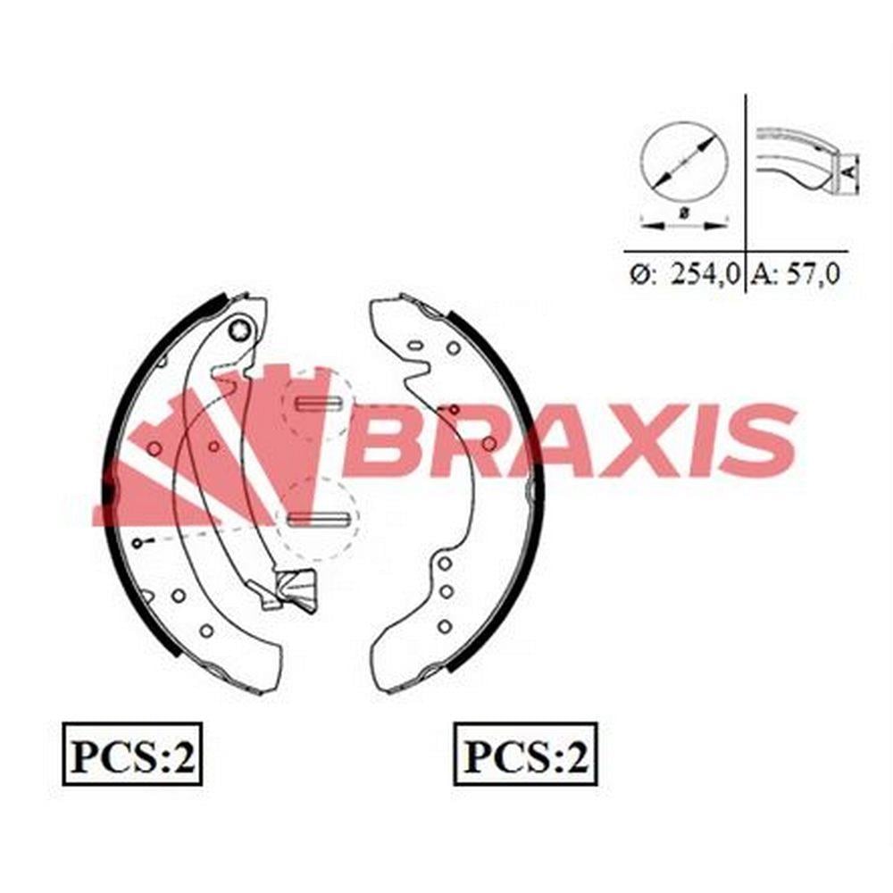 ARKA FREN PABUCLU BALATA BOXER (1400 KG) JUMPER (1400 KG) DUCATO 1400 KG