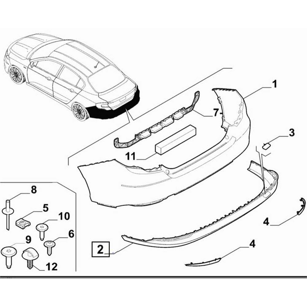 ARKA TAMPON BRAKETI FIAT EGEA
