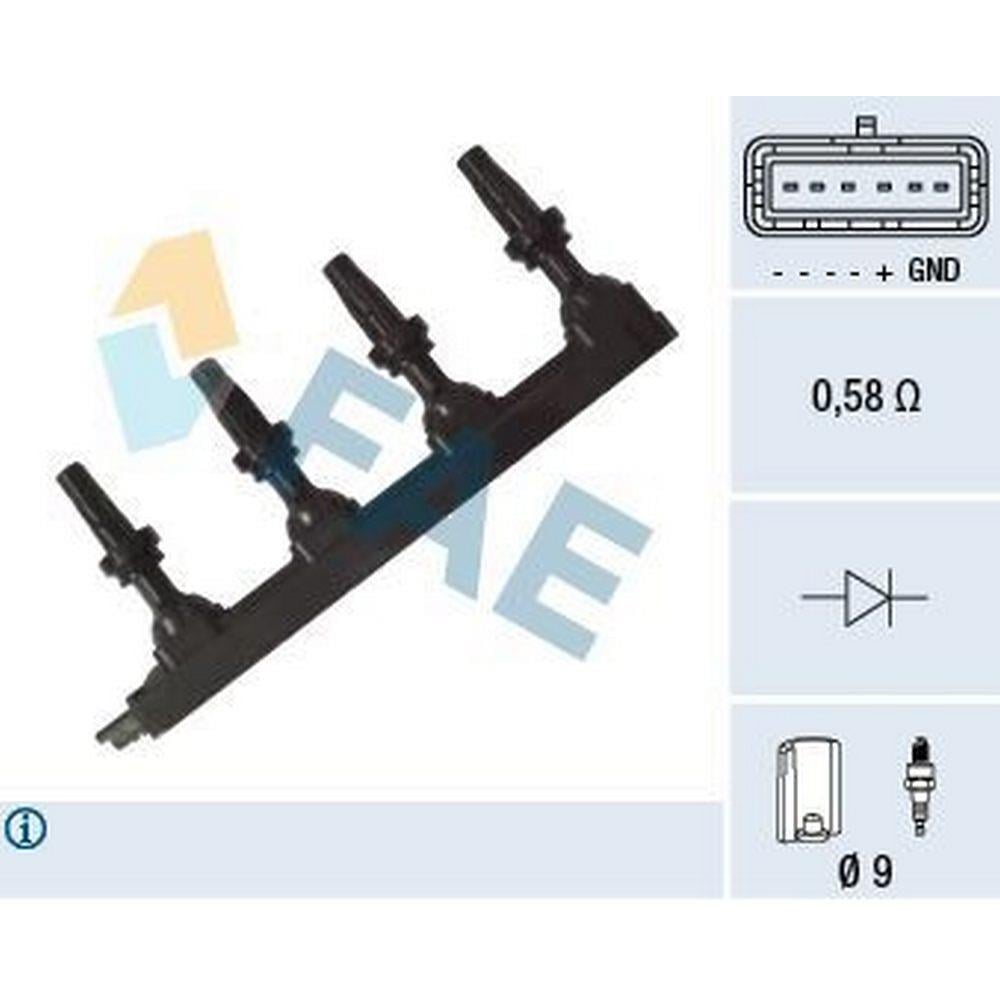 ATESLEME BOBINI 301 308 T9 C ELYSEE EC5 1.6 16V