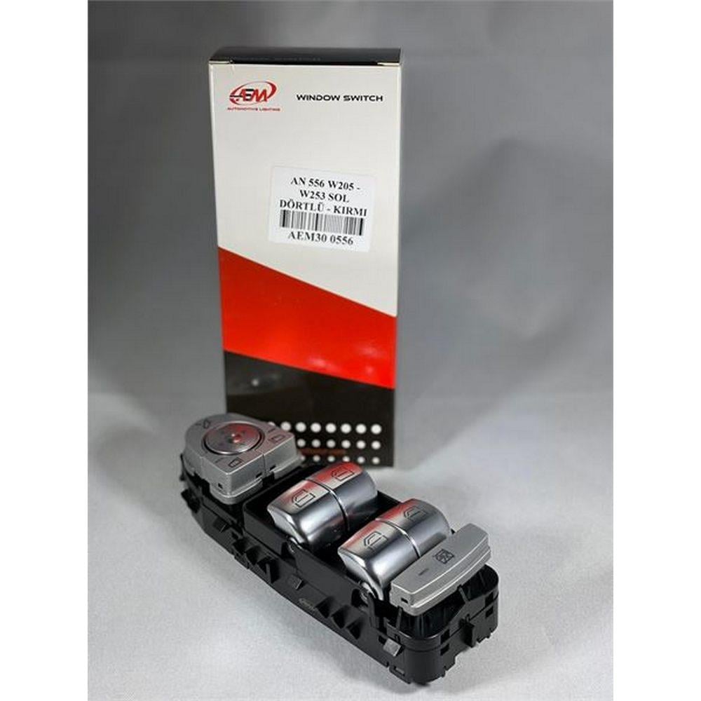 CAM ACMA SALTERI ON SOL (DORTLU, SIYAH 9051, AYNA KATLAMALI, BEJ BUTON) C-CLASS W205 14> GLC-CLASS X
