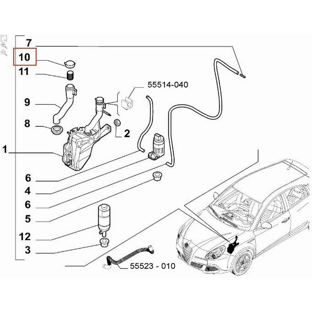 CAM YIKAMA SU DEPO KAPAGI ALFA ROMEO GIULIETTA 10>20