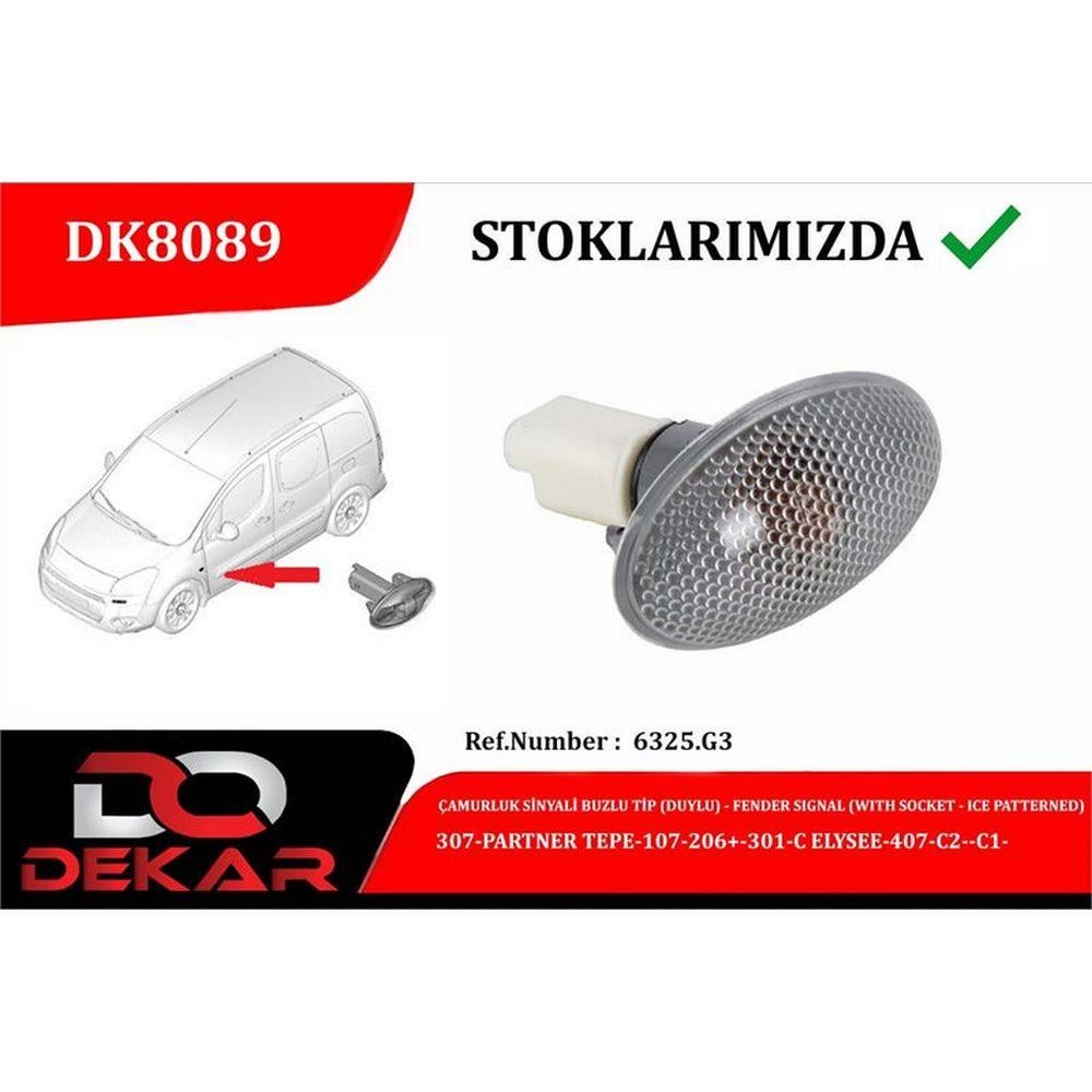 CAMURLUK SINYALI BUZLU TIP DUYLU 307 PARTNER TEPE 107 206+ 301 C ELYSEE 407 C2 C1 C3 EXPERT C5