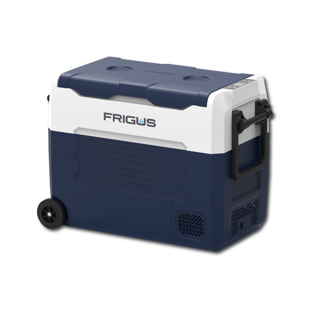 CNB-FRS55B FRIGUSFrigus 55 LT Kompresörlü Oto Buzdolabı - 12V/24V/220V Profesyonel Seri (Tek/Çift Bölme)
