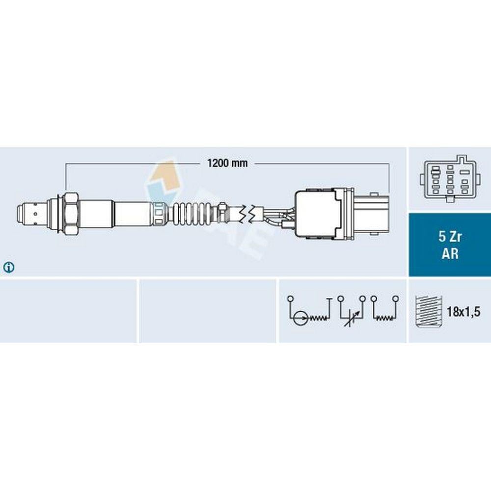EGSOZ SENSORU (HEGO SENSOR) VOLVO C70 I S60 I S80 I V70 I XC70 XC 90
