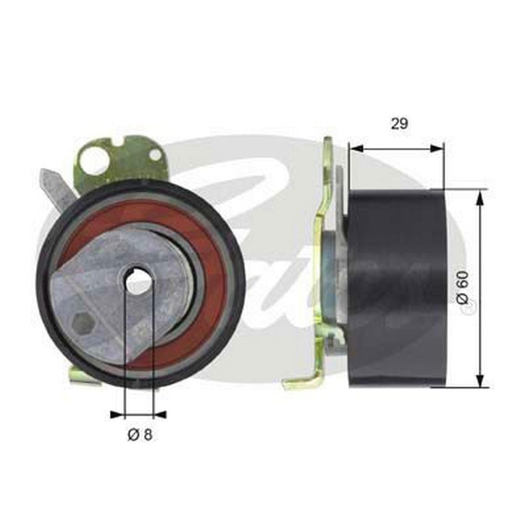 EKSANTRIK GERGI RULMANI P306 (97 02) P406 (95 00) 1.8 16V XSARA (97 00) XANTIA (95 03) 1.8I 16V