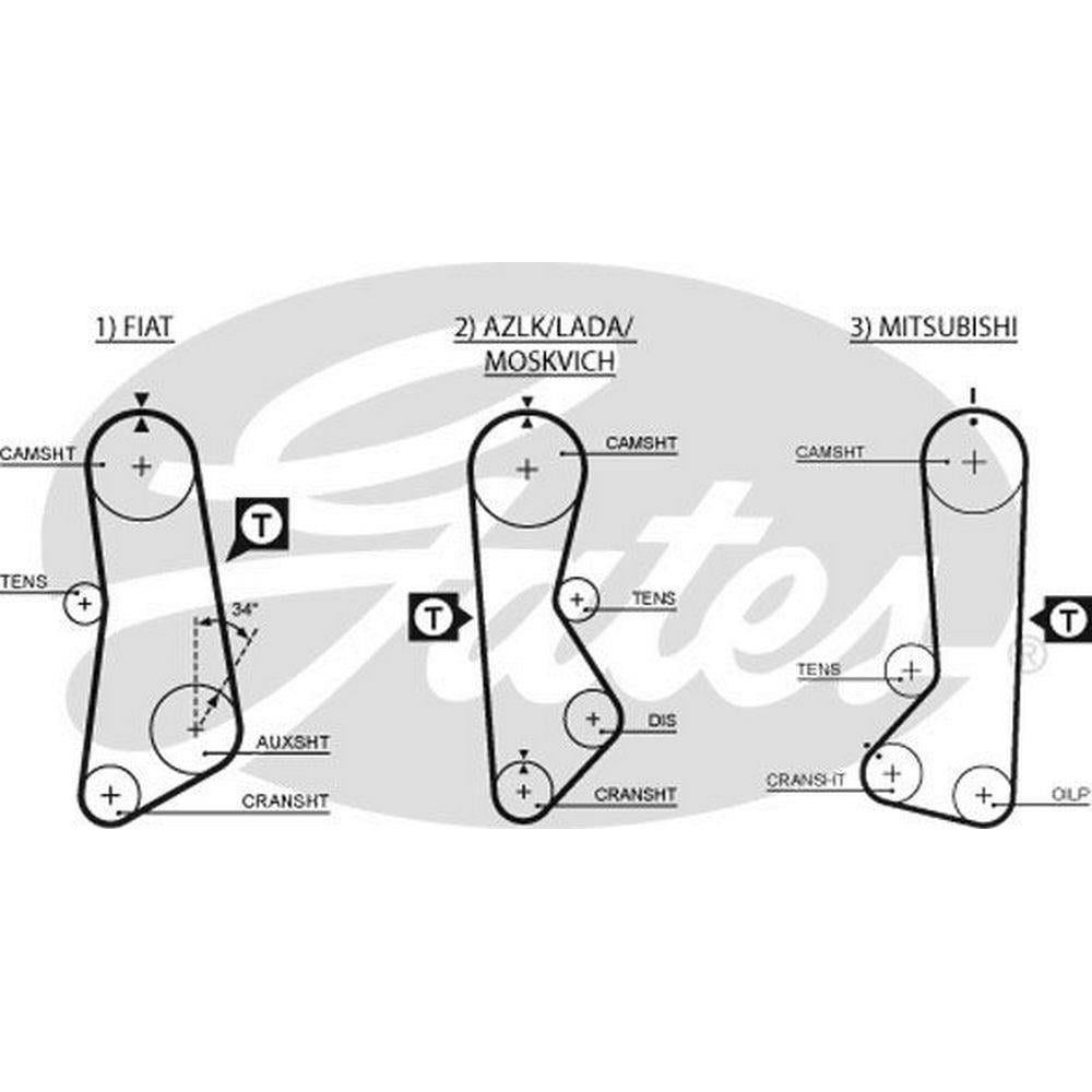 EKSANTRIK KAYISI (122x190) FORD LADA 1300 P100 122DIS (GD122S190) CT687