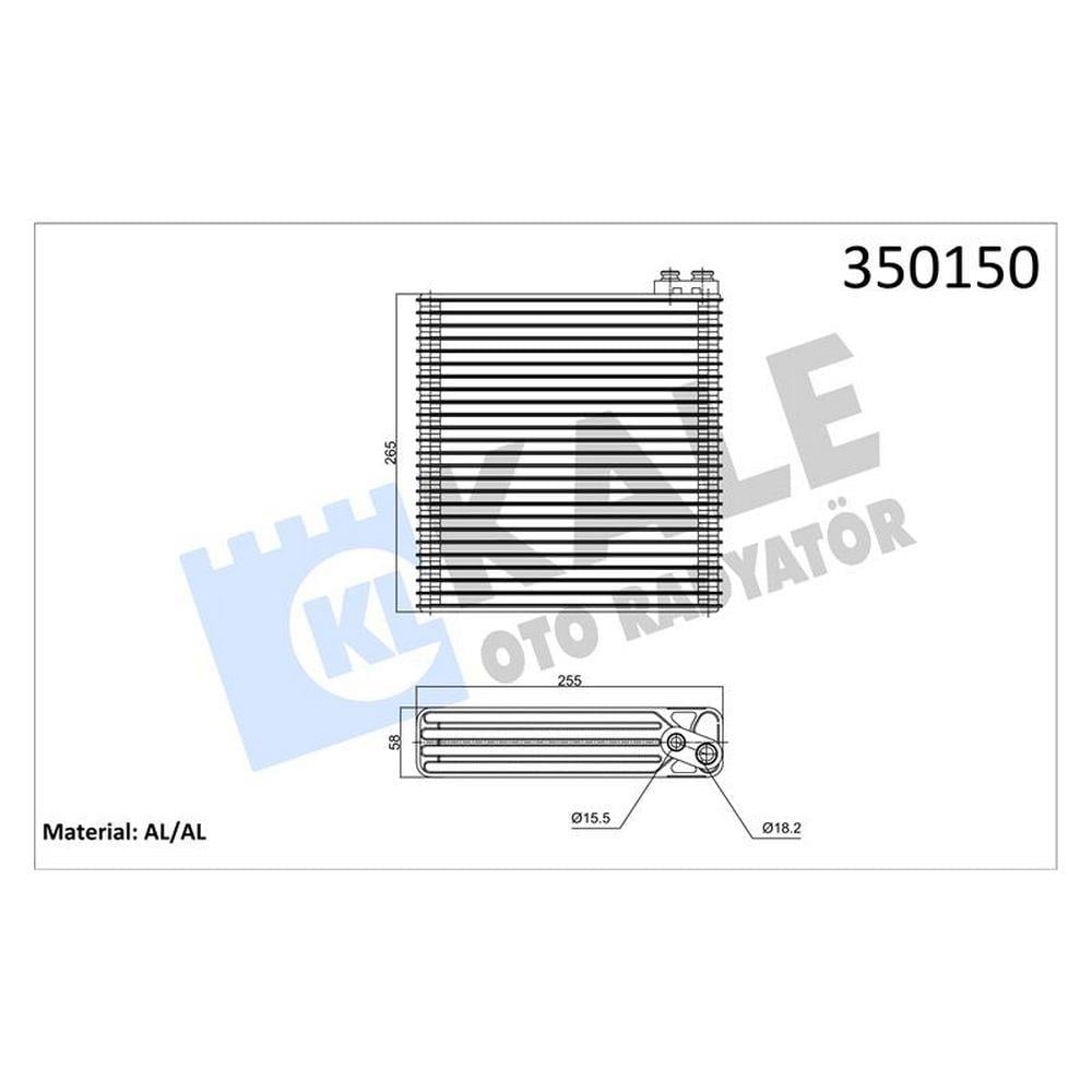 EVAPORATOR TOYOTA COROLLA 2002-2007 VVT KASA