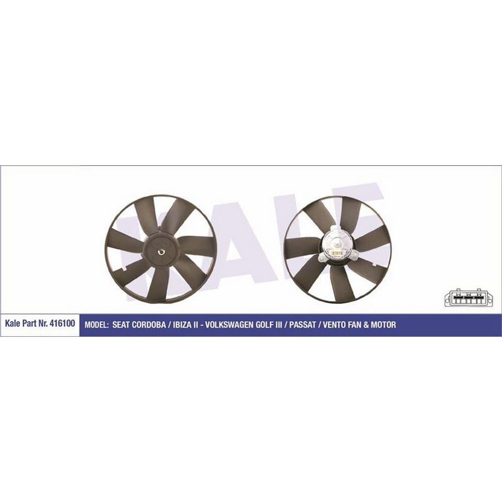 FAN MOTORU (250 / 80W 318mm) CORDOBA IBIZA II GOLF III PASSAT VENTO