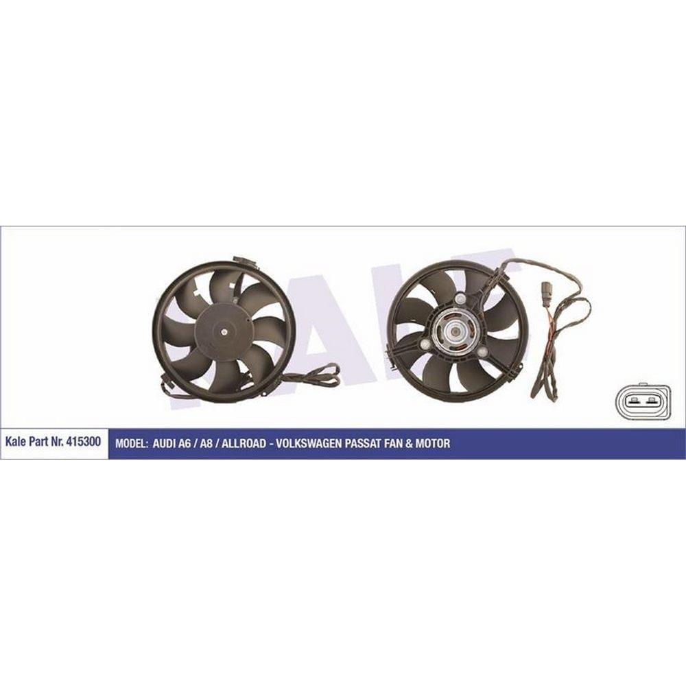 FAN MOTORU 300W 280MM PASSAT A6 A8 SUPERB AVB AVF AKN ALT AWX BDH BAU BDG BGW ALZ AZM AWT 98>08