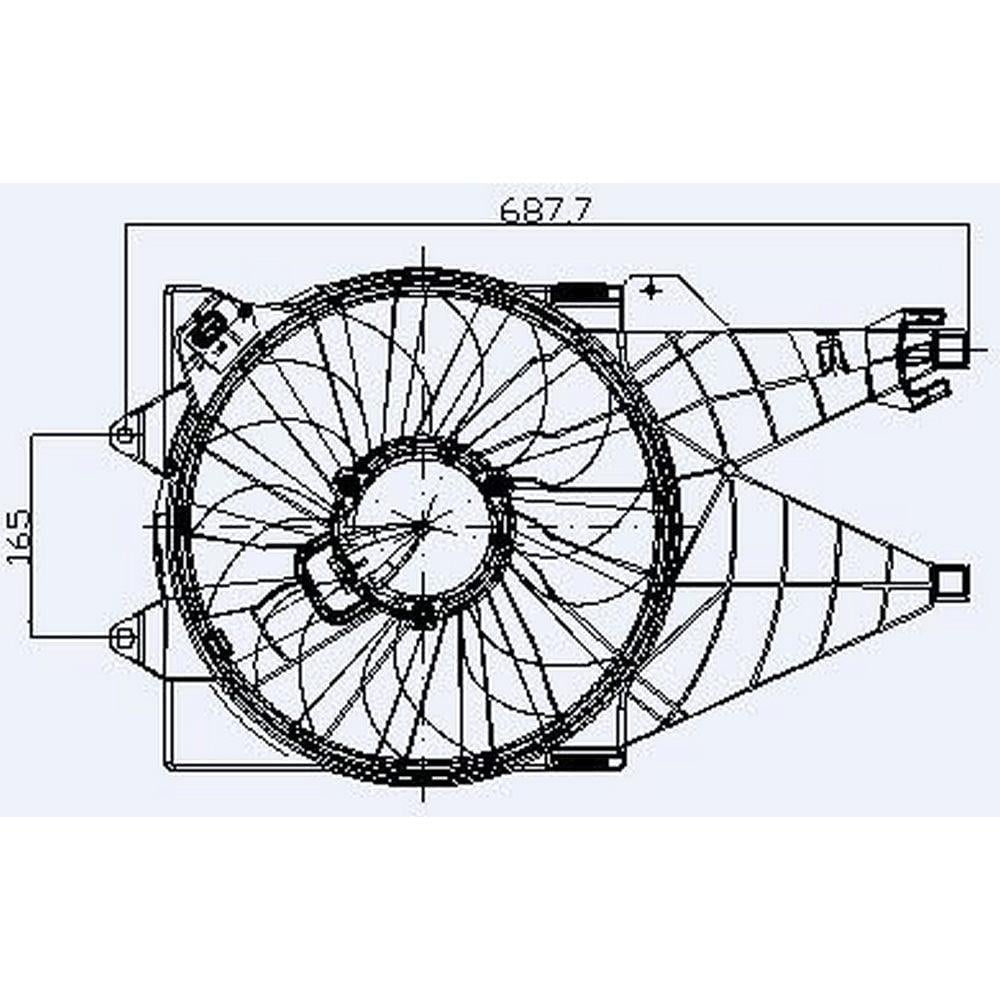 FAN MOTORU DAVLUMBAZLI LINEA 1,3 (NAC)