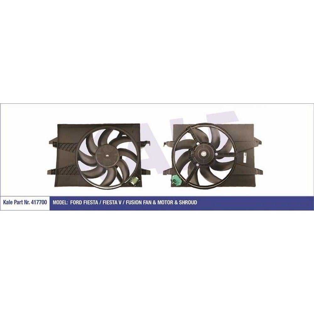 FAN MOTORU KOMPLE (+AC) FIESTA V FUSION 1,25 / 1,4 16V / 1,4TDCI 02>08 MAZDA II MAZDA III 1,25 / 1,4