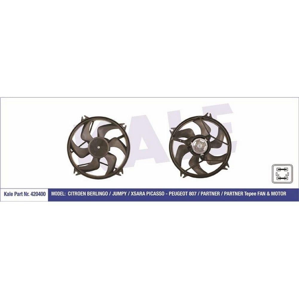 FAN MOTORU PARTNER II BERLINGO III XSARA PICASSO 1,6HDI KLIMALI) 460W