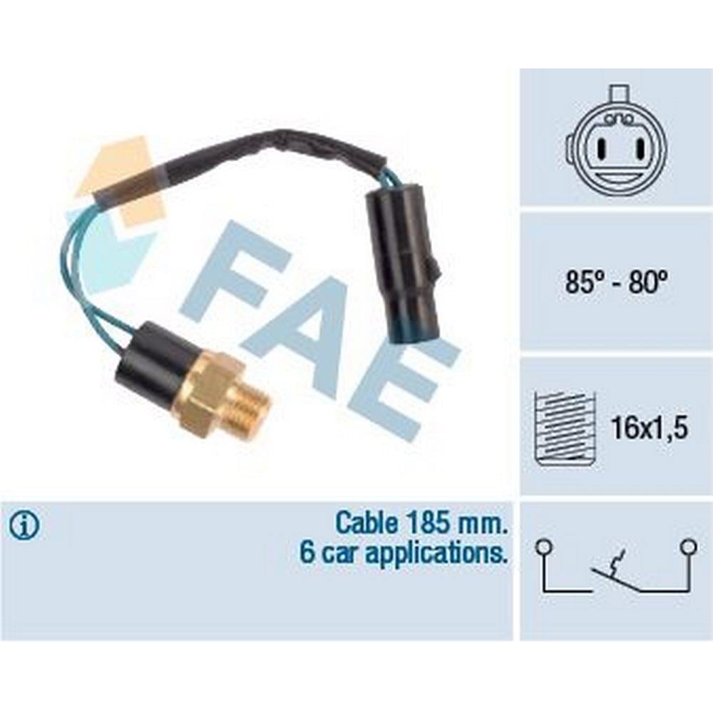 FAN MUSURU (85 80°) KABLOLU HYUNDAI EXCEL1,5 1990 1994 ELANTRA 1991>