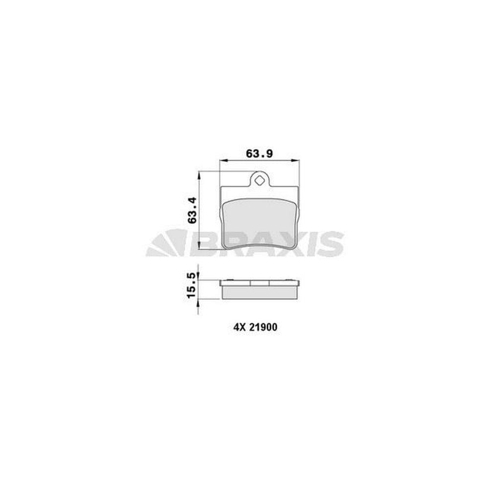 FREN BALATASI ARKA C-CLASS W202 94>00