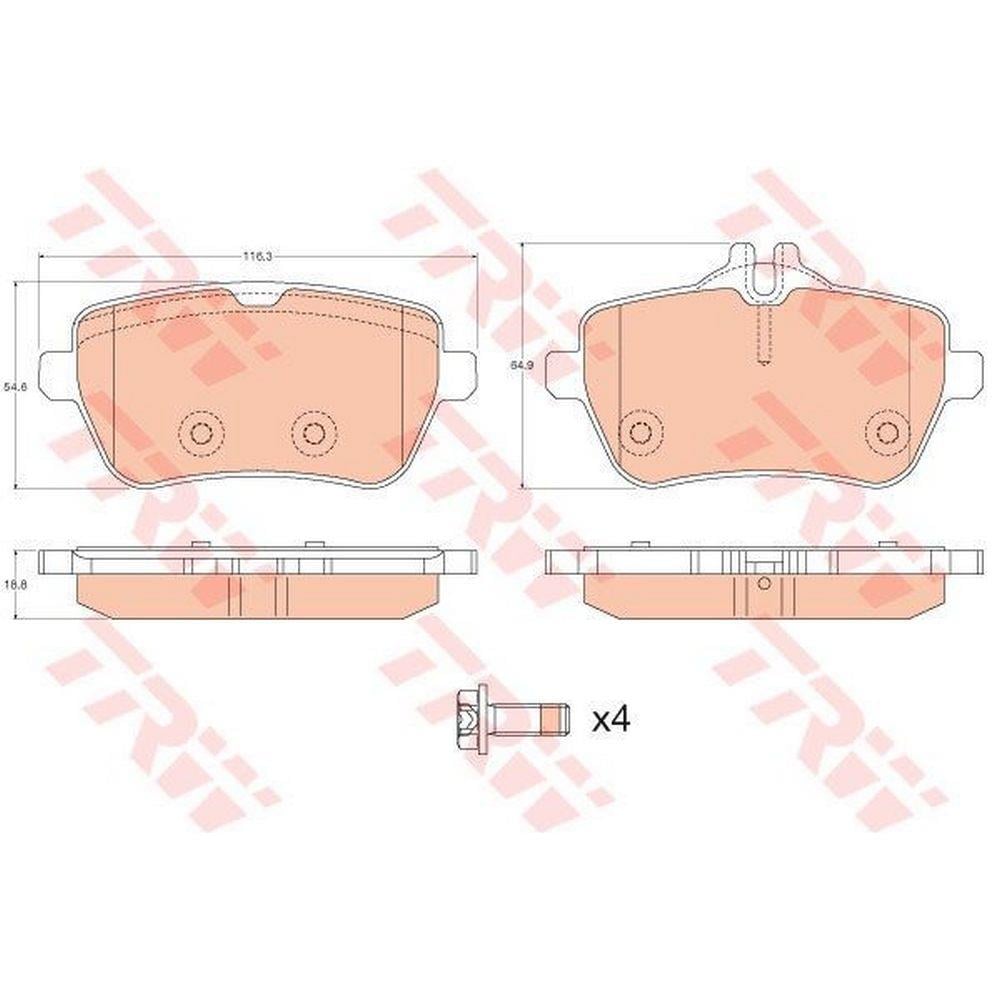 FREN BALATASI ARKA C117 13>19 W222 14>17 V222 14>17 X222 14>17 C217 15>