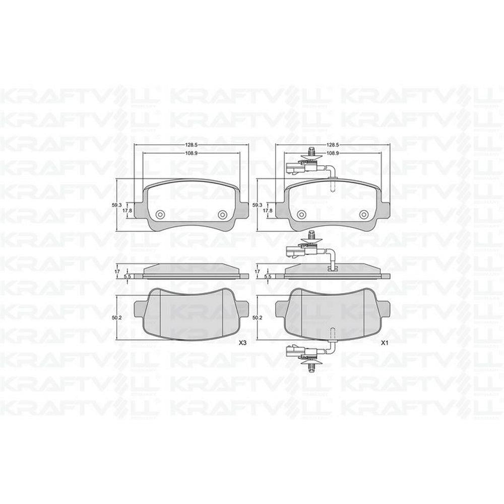 FREN BALATASI ARKA MASTER III MOVANO B 2.3CDTI 07 / 10 > 440601147R