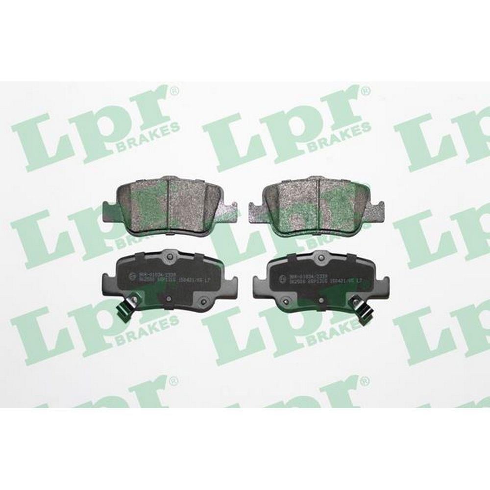 FREN BALATASI ARKA TOYOTA  AURIS 1.4 D4D 1.6 07-> COROLLA 1.4 D4D 1.6 07-12