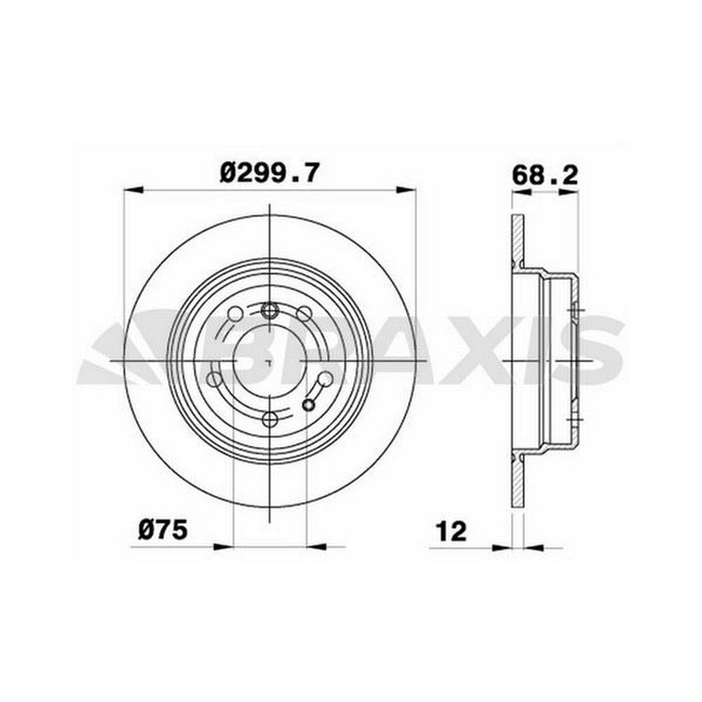 FREN DISKI ARKA BMW E32 87>93