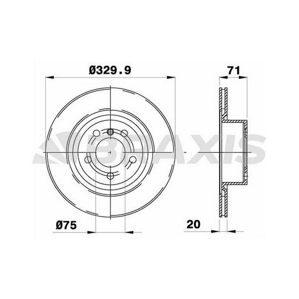 FREN DISKI ARKA BMW F25 F26