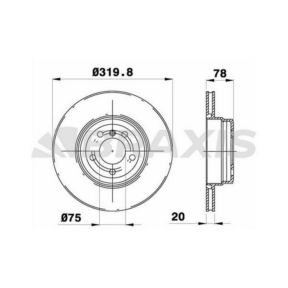 FREN DISKI ARKA BMW X5 E70 LCI F15  X6 E71 F16