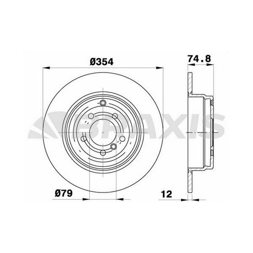 FREN DISKI ARKA RANGE ROVER 02-09
