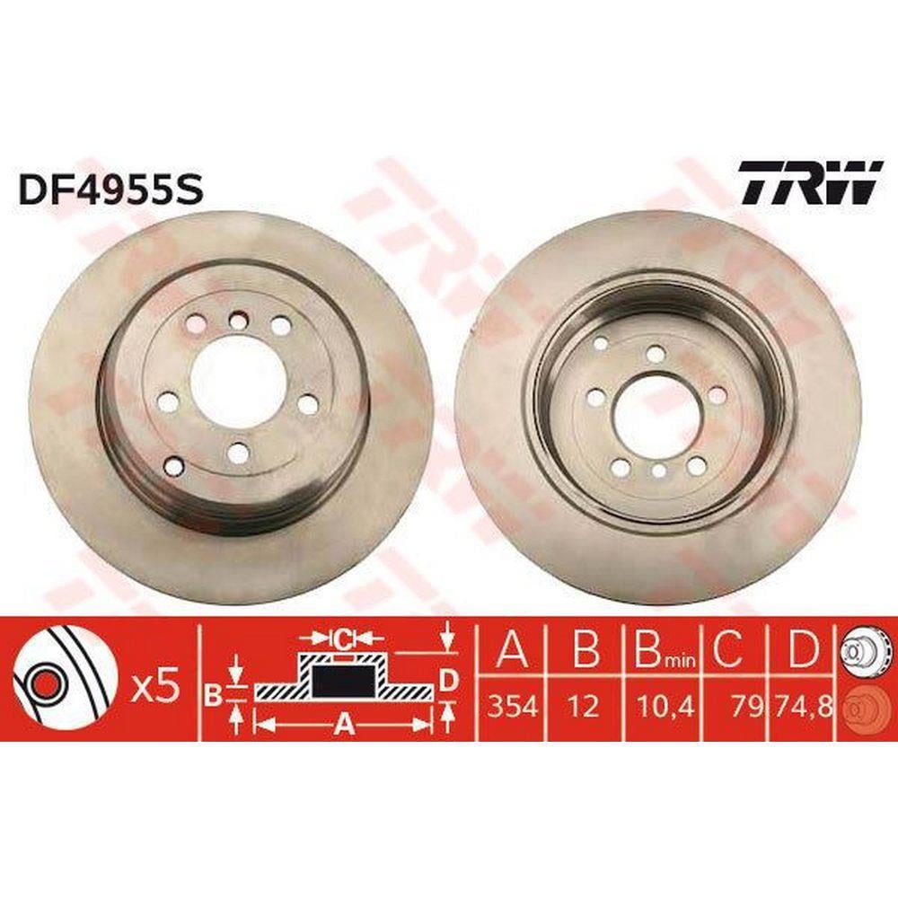 FREN DISKI ARKA RANGE ROVER 02-09 354mm