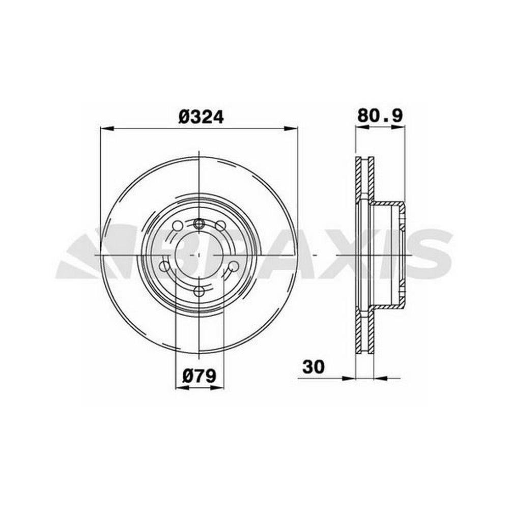 FREN DISKI ON BMW E65 E66 02>08