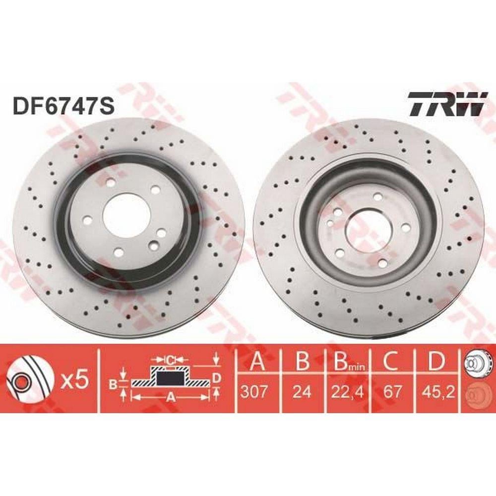 FREN DISKI ON BMW F45 F46 MINI F54 F60