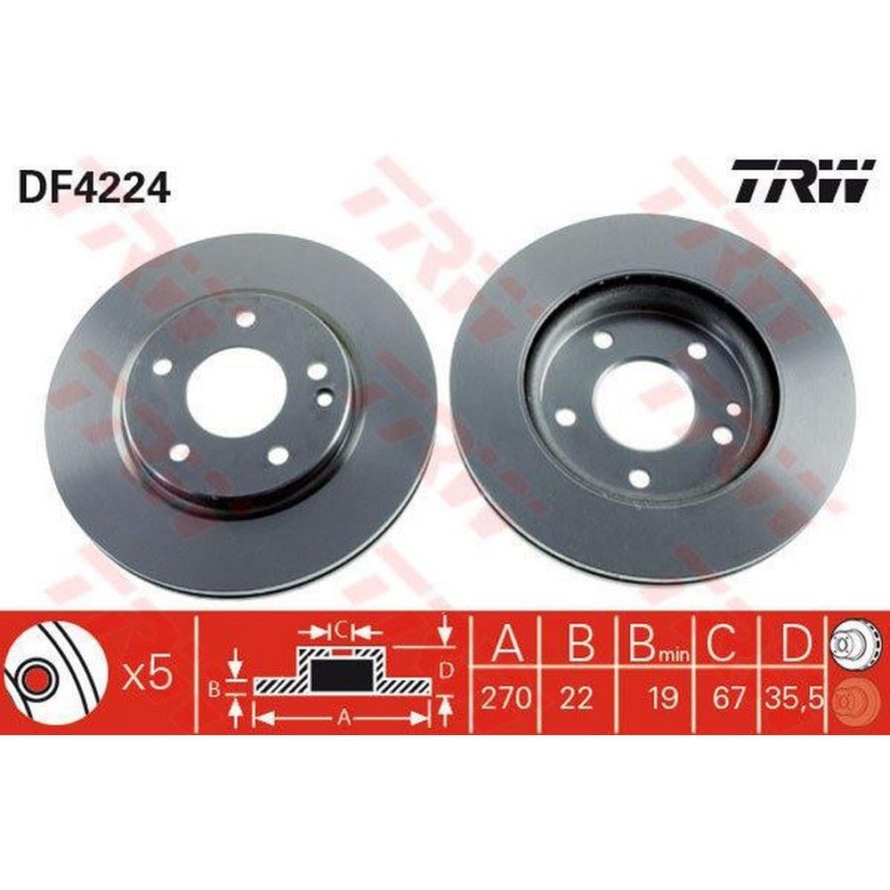 FREN DISKI ON VANEO 414 02>05