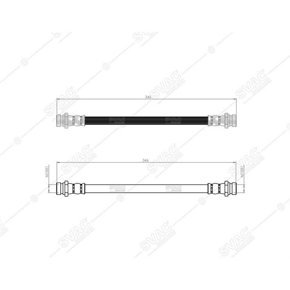 FREN HORTUMU ARKA MAZDA E 2000 / B 2200 85 96 B 2500 96 99