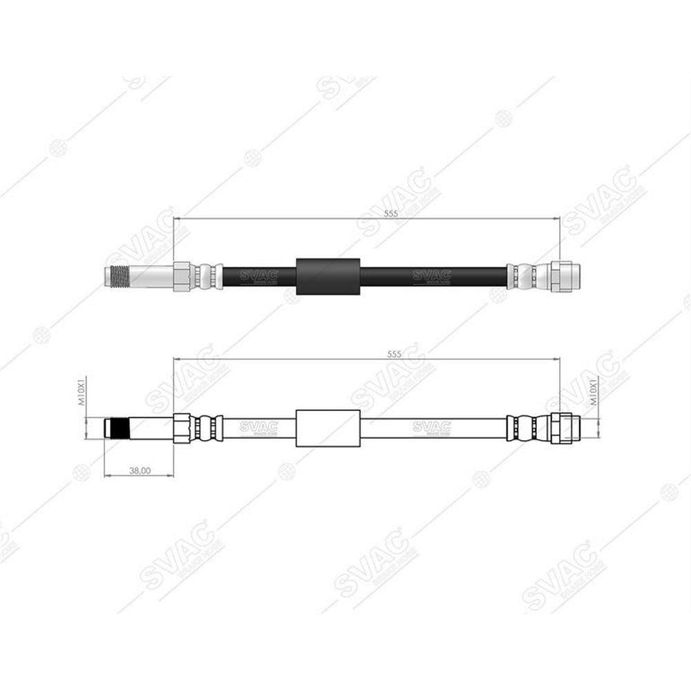 FREN HORTUMU ON 4-matic VIANO W639 03> VITO W639 03>