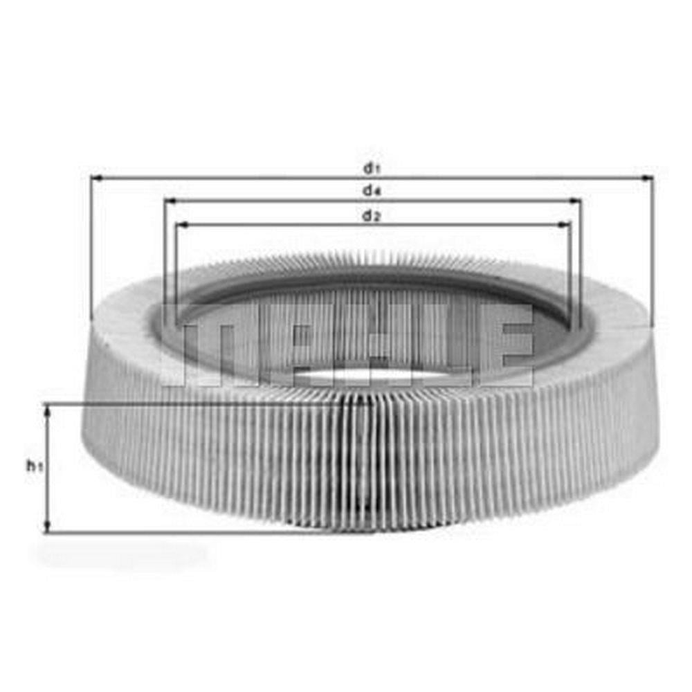 HAVA FILTRESI W124 85>92 S124 86>92 W126 86>91 W463 89>93