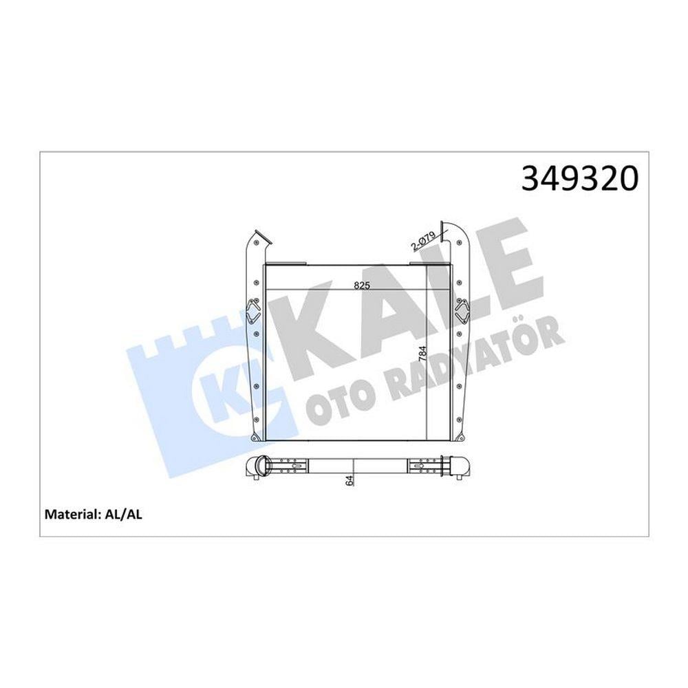 INTERCOOL RADYATORU SCANIA 4 SERISI VOLVO FH 400 ACTROS 4143 1843