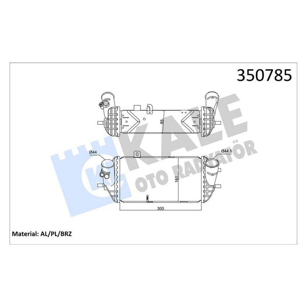 INTERCOOLER HYUNDAI I20 1.4 CRDI 2013->  BLUE I30 CEED RIO 2014->