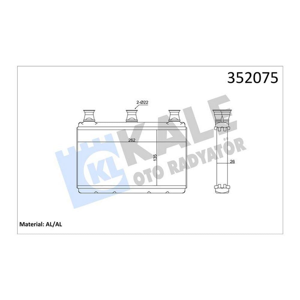KALORIFER RADYATORU BMW E60 E63 E64