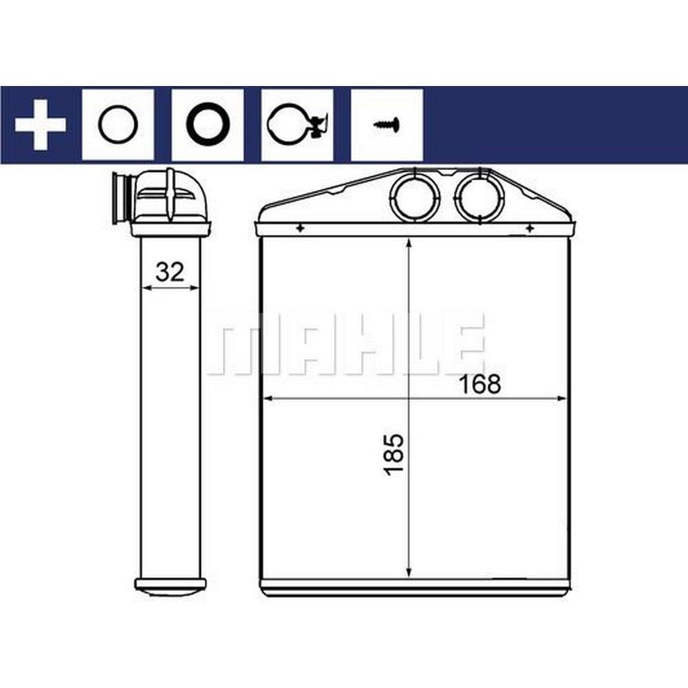 KALORIFER RADYATORU CROMA SIGNUM VECTRA C VECTRA C GTS CADILLAC BLS SAAB 9 3 9 3X