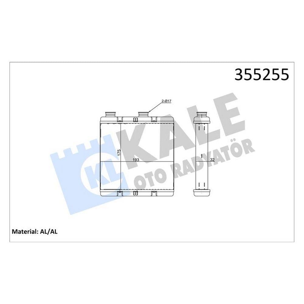 KALORIFER RADYATORU HONDA CIVIC VIII H.B 1.4 1.8 2.0 FN FK 06>12