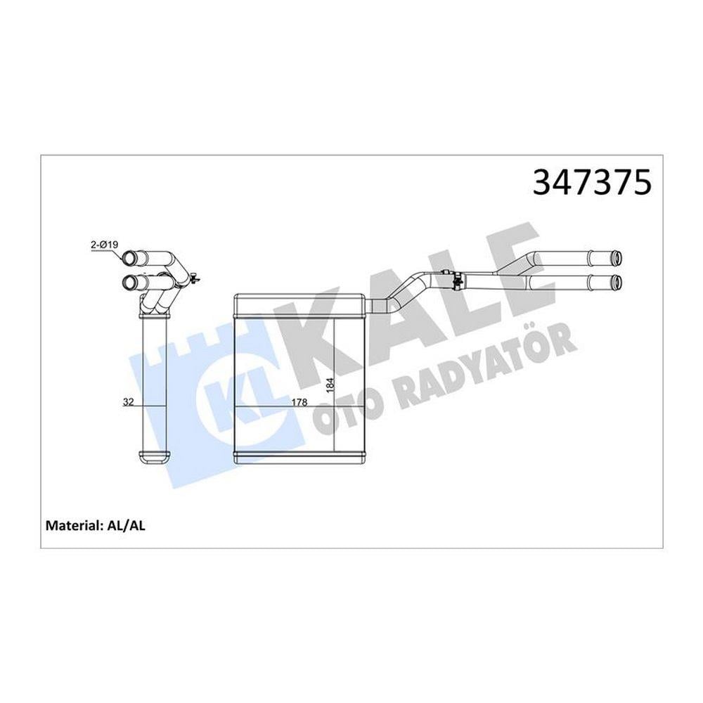 KALORIFER RADYATORU MONDEO IV 07>14 S MAX GALAXY 06>15