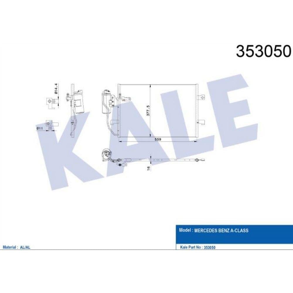 KLIMA RADYATORU A-CLASS W168 97>04 VANEO 414 02>05