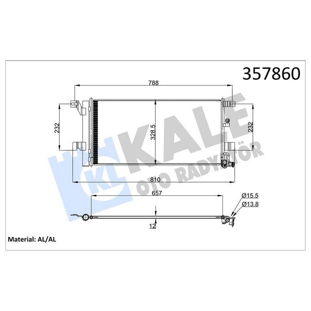KLIMA RADYATORU AUDI A4 16> A5 17> A6 19> A7 19>