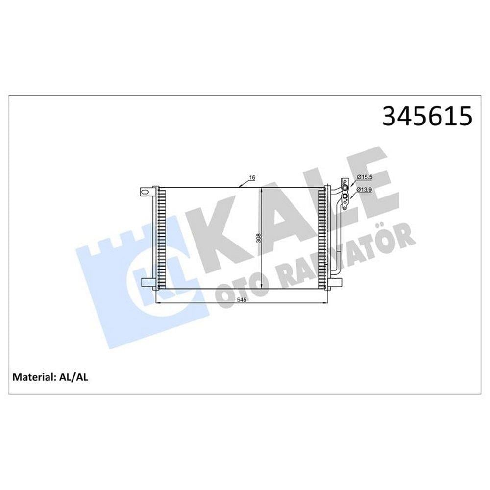 KLIMA RADYATORU BMW E46  X3 E83 DIZEL