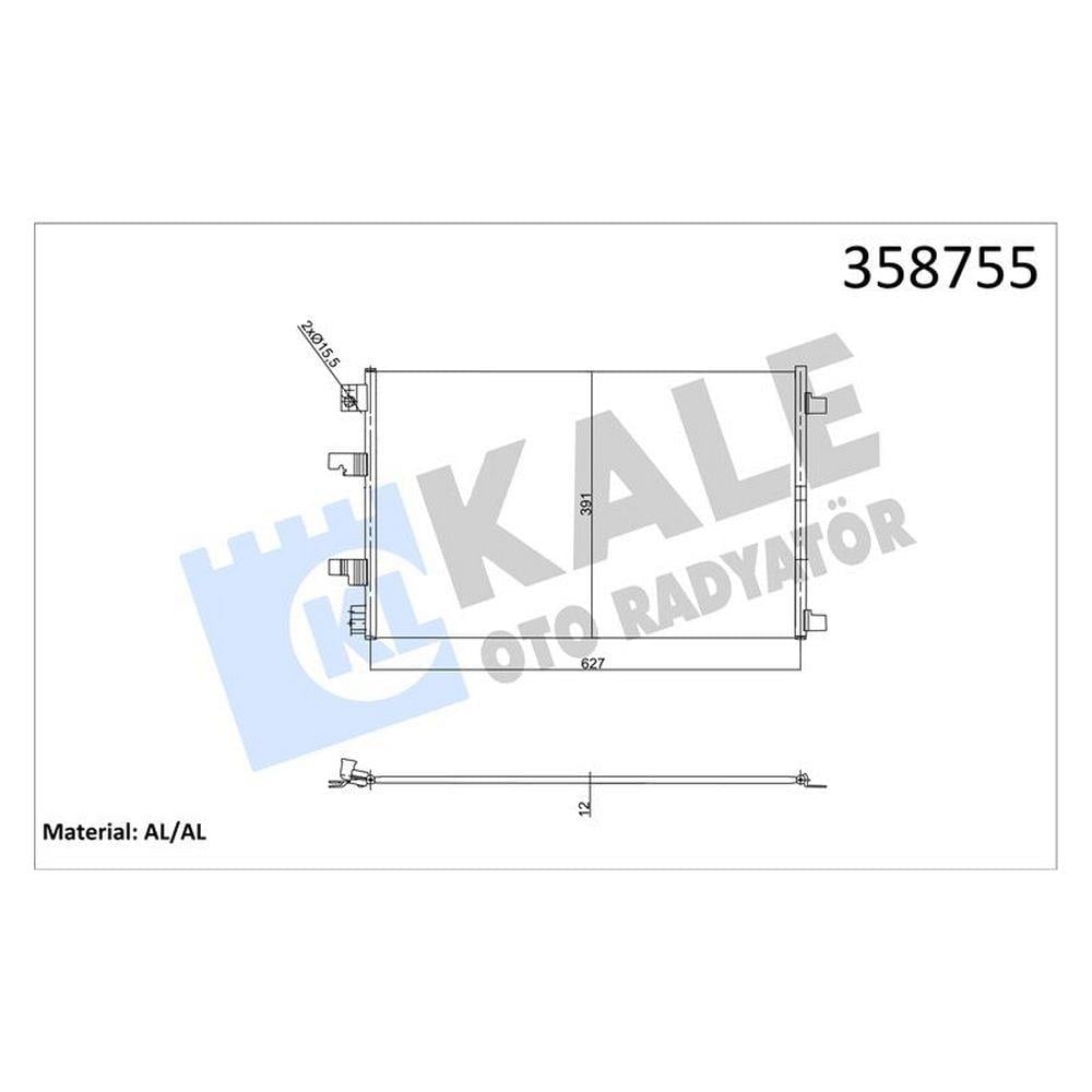 KLIMA RADYATORU NISSAN QASHQAI (J11) 11->