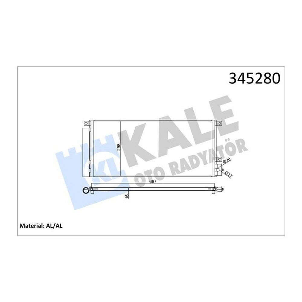 KLIMA RADYATORU OPEL MOKKA A14NET B14NET