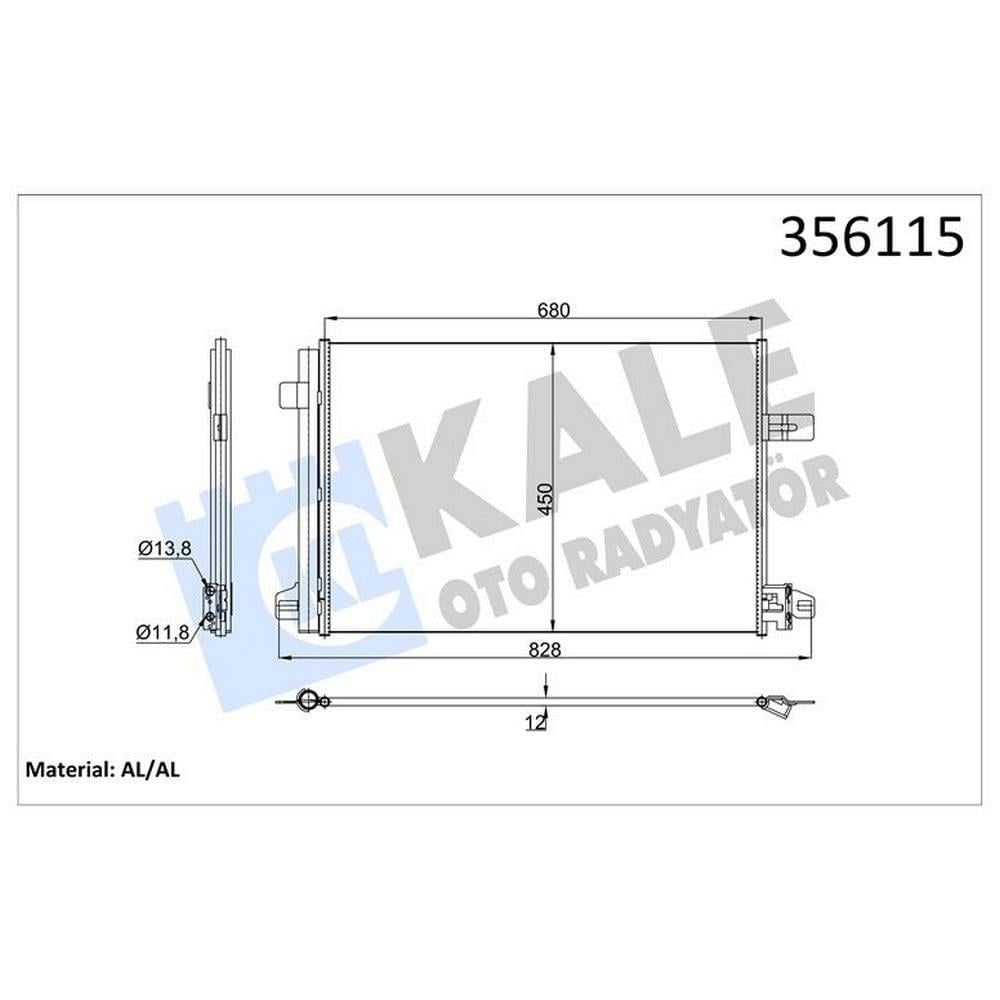 KLIMA RADYATORU TRANSPORTER T7 16>