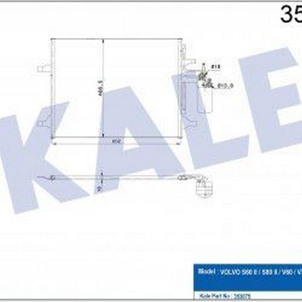 KLIMA RADYATORU VOLVO S60 II 10=> S80 II 06=> V60 10=> V70 III 06=> XC60 08=> X
