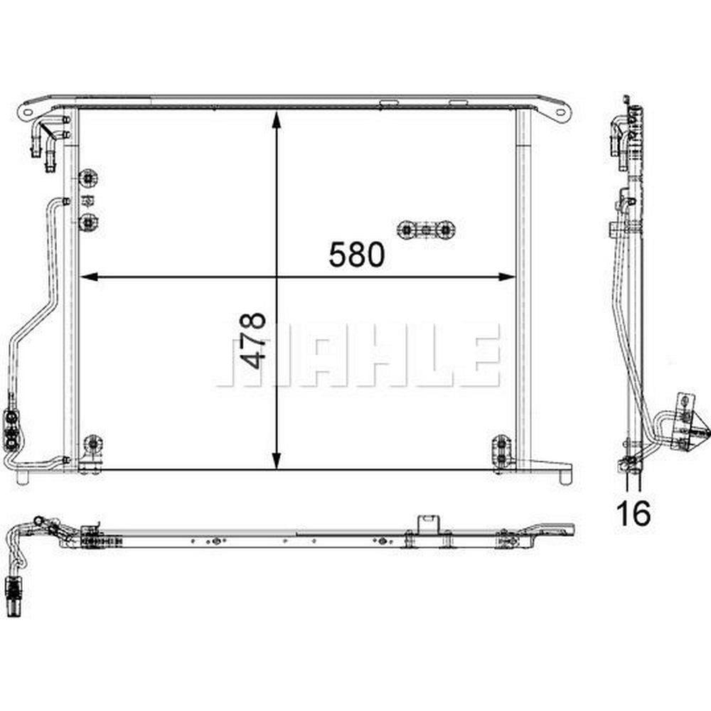 KLIMA RADYATORU W220 98>05 C215 99>06 R230 03>12