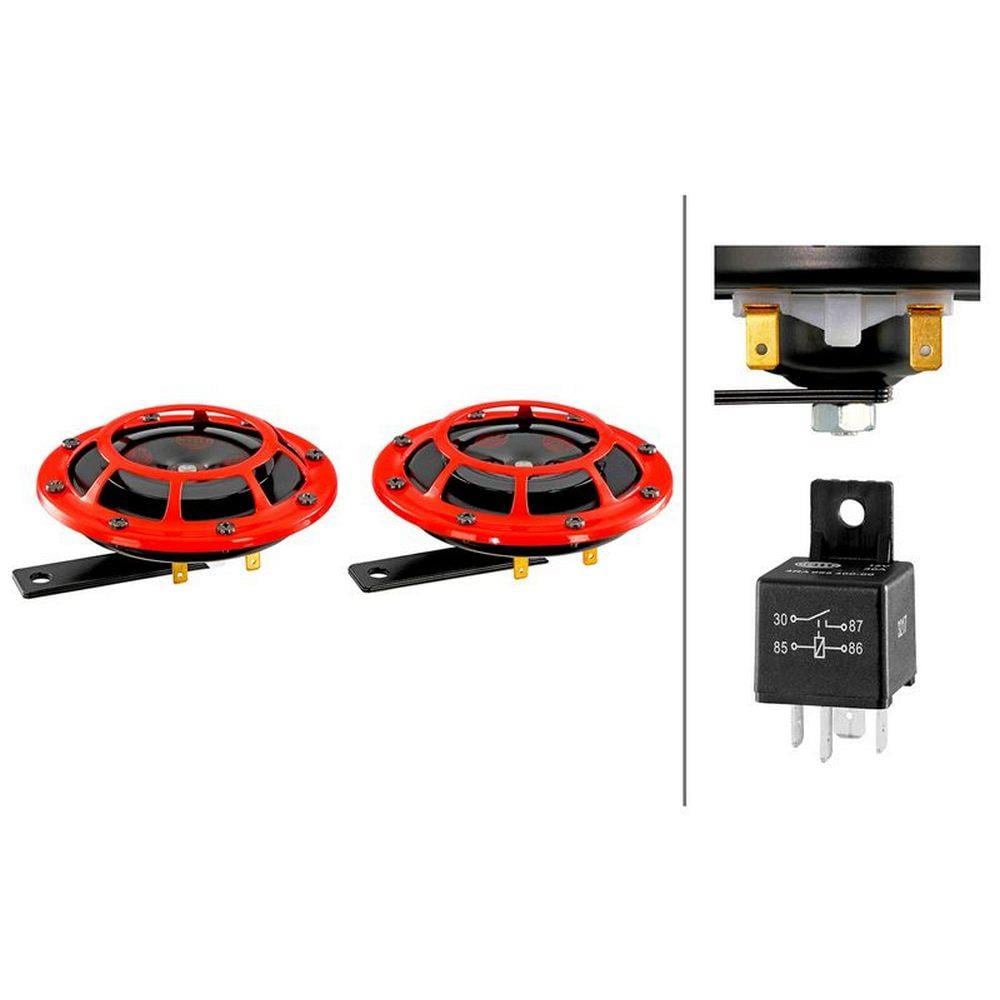 KORNA 300-500HZ - 66W - 12V (118DB) YUKSEK TON 125MM (TAKIM)
